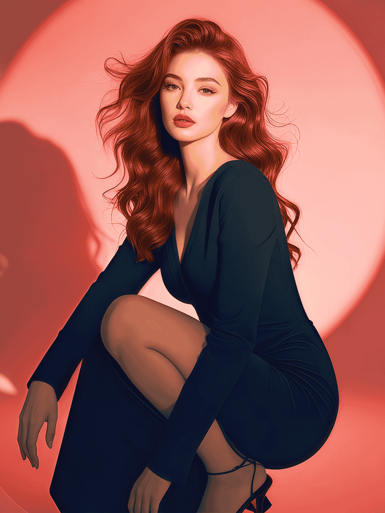 AI Portrait Style グラマラス