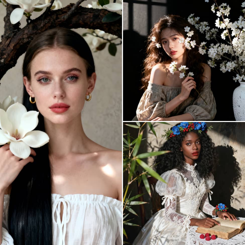 Цветочный портрет