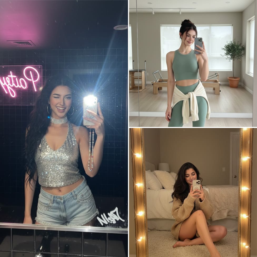 Селфи в зеркале